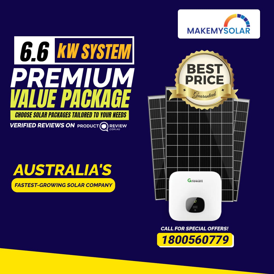 best 6.6 kW solar panel solutions and providers in sydney and australia